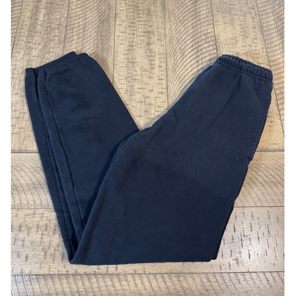 Athletic Works Mens Sweatpants Small Black Jogger Elastic Waist